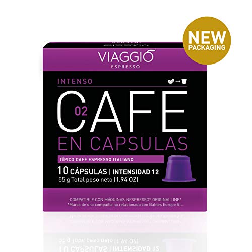 VIAGGIO ESPRESSO - 60 capsules de café compatibles avec Nespresso - INTENSO