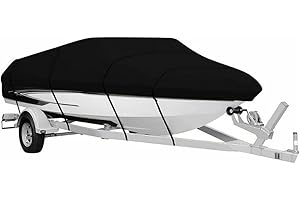 NEWFUN Telo Copri Barca, Telo per Barca, Telo Copribarca, 17 x 19 FT Oxford Cloth Boat Covers, Antipolvere Resistente ai Raggi UV Copertura Della Barca per Yacht Motoscafo Barca da Pesca V-scafo