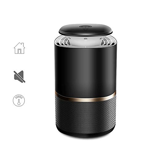 Preisvergleich Produktbild TRDyj Moskito-Falle Elektronische Insektenvernichtungslampe Moskito-Falle USB-Photokatalysator Keine Strahlung Mute Light Sense Harmless Mosquito-Lampe Mosquito-Lampe (Farbe : Schwarz)