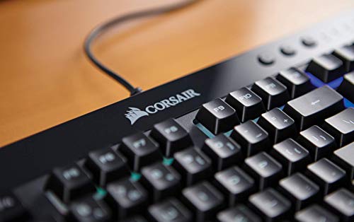 Corsair K55 RGB - Teclado Gaming  Retroiluminaci  n Multicolor RGB  QWERTY   Negro