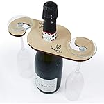 'Westie Dog' Wooden Wine Glass / Bottle Holder (GH00029763)