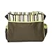 Cute Monkey Print Multi-functional Large Capacity Baby Diaper Nappy Changing Pad Travel Mummy Handbag Tote Bag Shoulder Bag Crossbody Messenger Bag (Green)