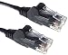 Produktbild zexum 2622 RJ45 CAT6 Hohe Qualität LSZH 24 AWG gestrandet Snagless UTP Ethernet Netzwerk LAN Patch Kabel, Schwarz, 1,5 m