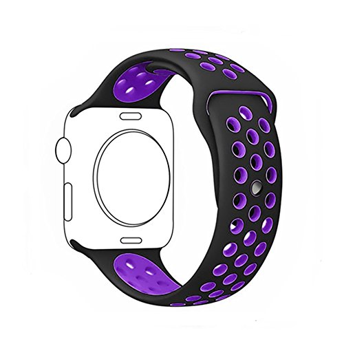 Ontube 42mm Soft Silicone Replacement Band With Ventilation Holes