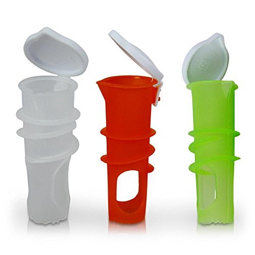 20 x HC-Handel 911116 Zitruspresse Zitronenentsafter orange/grün/weiß Kunststoff - 3