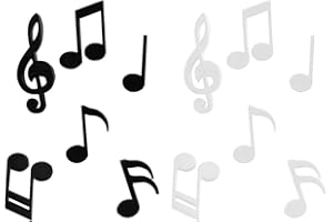 UENXRXE UEN 12 Pezzi Calamite Frigo,Calamite Frigorifero,Calamite Decorative,Magneti per Lavagne Bianche,Modelli di Note Musicali,per Lavagne Magnetiche,Lavagne Bianche,Bacheche,Frigoriferi e Mappa