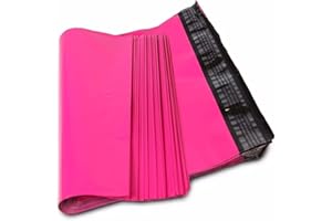 GENERIC Pink Mail Bags Sacks - Lindsay Wholesale - Mailers -Postage Bags (12 x 16, Pink, 10)