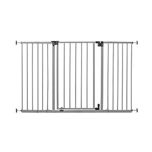 Summer Secure Space Extra-Wide Safety Baby Gate, Grey, Slate Metal Frame ? 30?? Tall, Fits Openings 28.5?? to 52?? Wide, Baby and Pet Gate for Extra-Wide Doorways, Stairs, and W