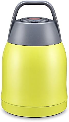 XRXY Creative Mini Portable Smoldering Pot / Stainless Steel Student Lunch Box/ Food Insulation Cup/ Stew Beaker 600 ML ( Color : Green )