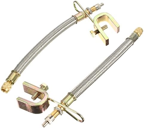 Theco Tire Tyre Valve Stem Extender Extension Adaptor for Car Truck RV Trailer Vehicle,9.8"/250mm ,Pack of 2