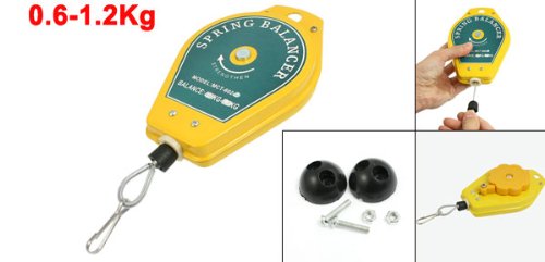 sourcingmap® Federzug Gelbes Metall Gehäuse Hänge Gewicht Stabilisator 0.6-1.2Kg - 2