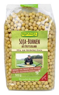 Preisvergleich Produktbild Rapunzel Bio Sojabohnen aus Deutschland, 4er Pack (4 x 500g) - BIO