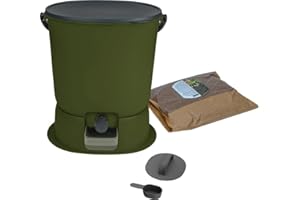 SKAZA Bokashi Essential kompostownik 15,3 l + 1 kg mózg+baza oliwkowa