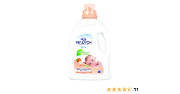 Persavon Lessive Bebe Au Lait D Abricot 27 Lavages 1 485 L Lot De 2 Amazon Fr Hygiasne Et Soins Du Corps