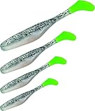 Storfisk fishing & more Fängige Gummifisch Köder in verschiedenen Größen und Farben 3 Stück im Set, Länge:20 cm, Farbe :Silber/Grün
