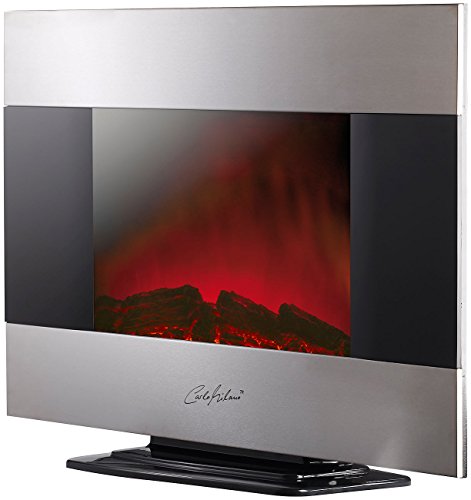 Carlo Milano Premium-Elektrokamin für Wand- und Standmontage, 90×56 cm - 3