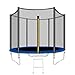 Produktbild Bettgitter HUO Trampolin Mit Sicherheitsnetz Abdeckung Leiter Home Kinder Indoor Und Outdoor Springen Trampoline -2,44 Mt / 3,06 Mt (Farbe : B, größe : 2.44M)
