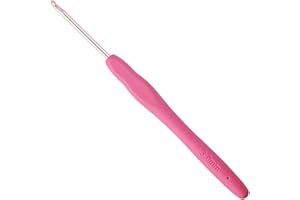 RUOJLING 1 Pieza Crochet,Agujas Crochet,Ganchillo,Ganchillos Crochet,Agujas de Ganchillo,Gancho de Crochet Ergonómico,con Mango Suave de TPR,para Tejido (3mm)