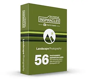 Photography Inspiration Cards, Camera Accessories - XL Card Deck, Photographer Gifts, DSLR Accessory, Photography Accessories, with Camera Cheat Sheet, Landscape Photography Edition