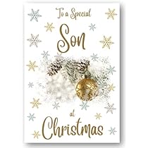 Second Ave Daughter & Son-in-Law Christmas Gold Bauble Xmas