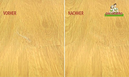 Picobello Holz Reparatur Set, Premium – Parkett Laminat Möbel Treppen für geölte Oberflächen, G61412 - 7