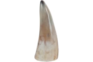 HOLIDYOYO Cuerno De Buey Natural Para Beber | Copa Vikinga Antiguo De 13-15 Cm | DecoracióN ÚNica Para Hogar Y Bar | Regalo Original Para Amantes De La Cultura Vikinga