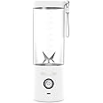 BlendJet 2 Portable Blender – 5x Power with 275 RPM TurboJet – Smoothies & Shakes in 20 Sec – USB-C Rechargeable, Self-Cleaning & Water-Resistant – Compact & Quiet for Travel & Gym – White
