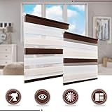 Die Bestellsbreite des Doppelrollos sind die Trägeraußenbreite. Dies bedeutet, dass das Stoffbreite immer ca. 4 cm schmaler ist. Bitte beim Kauf berücksichtigen. Die Rollos sind ausziehbar bis 150 cm und können bis 70 cm (oder mehr) eingerollt werden.