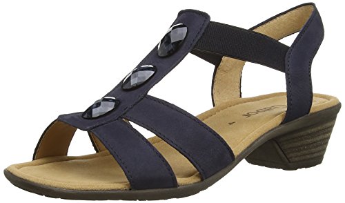 Gabor Women's Cupid Sandals, Blue, 8 UK