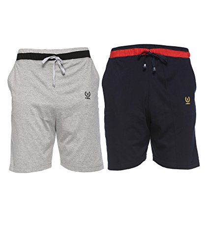 VIMAL Multicolor Cotton Blended Shorts for Men (Pack of 2) RS.530 (76.00% Off) - Amazon