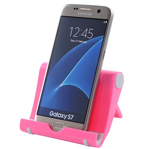 Melojoy Multi-Winkel Ständer Halter für Tablets, E-Reader und iPhone, iPad, Samsung Galaxy, LG, Nexus, Android Windows Smartphones (rosa) - 2