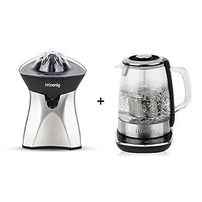 H.Koenig TI600 + AGR60 PRESSE AGRUMES ET BOUILLOIRE INFUSEUR A THE 1.5L H.KOENIG