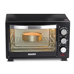 AGARO Marvel Oven Toaster Grill with Motorized Rotisserie & 5 Heating Modes (Black, 25 litres)