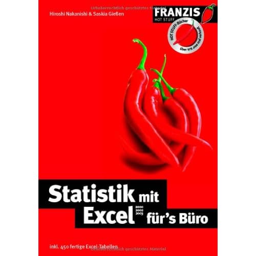 [PDF] Download Statistik mit Excel 2000/2002/2003 für's Büro Kostenlos