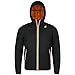 Price comparison product image K-Way Jacket Jacques Thermo Plus Double For Man, Raincoat, Breathable Fabric - 991 - Black-Orange Pumpkin - XXX-Large