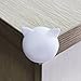 ESUMIC® Corner Guards Child Baby Safe Silicone Protector Table Corner Edge Protection Cover 4 Pack (White Cat)