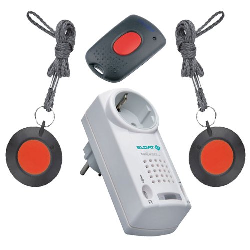 Preisvergleich Produktbild Notruf-System für Physiotherapiepraxis, Heilpraktikerpraxis und sonstige Praxen. Zusammengestellt aus Pflegeruf-Set-Komponenten von ELDAT
