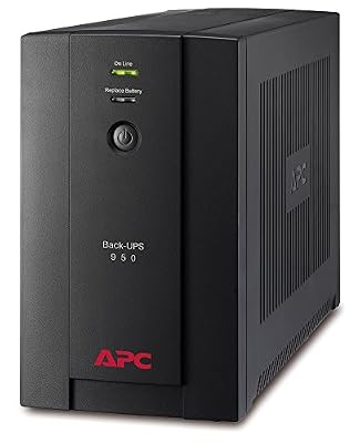 APC Back-UPS BX 950 - Onduleur 950VA, BX950U-FR - AVR - 4 Prises FR, USB, Logiciel d'arrêt