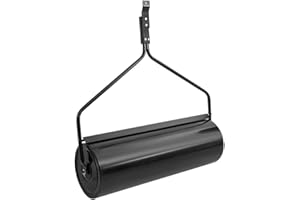 vidaXL Rouleau à Gazon à Pousser de Jardin Noir 63 L Fer, Rouleau de Jardin, Rouleaux à Gazon de Jardin, Rouleaux aérateurs, Rouleau à Gazon à Pousser de Jardin