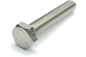 Sechskantschrauben M6x40 VA V2A 100 Stück Maschinenschrauben Schlüsselschrauben A2-70 DIN 933 / ISO 4017 Edelstahl Vollgewinde | norm-genau®