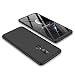 Produktbild Handyhülle für OnePlus 6 ,ERLI 3 in 1 Ultra Dünn 360°Full Body Schutz Schutzhülle ,Panzerglas Displayschutzfolie für OnePlus 6 , Anti-Kratzer Elegant Stoßfest Hart PC Skin Rückdeckel Glatte Rückseite Bumper tasche für OnePlus 6 (Schwarz)