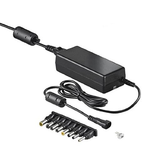 Stabilisiertes Universal Netzteil Schaltnetzteil Ladegerät mit verschiedenen Adaptern für Geräte bis zu 4000mA 30W / Eingang 230V / Ausgang 3 4,5 6 7,5 9 12 V DC / Schwarz