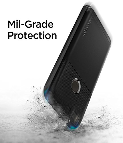 Google Pixel HÃ¼lle, SpigenÂ® [Rugged Armor] Elastisch [Schwarz] Ultimative Schutz vor StÃ¼rzen und StÃ¶ÃŸen - [Karbon Look] SchutzhÃ¼lle fÃ¼r Google Pixel Case, Google Pixel Cover, Google Pixel 2016, Google Pixel 5.0