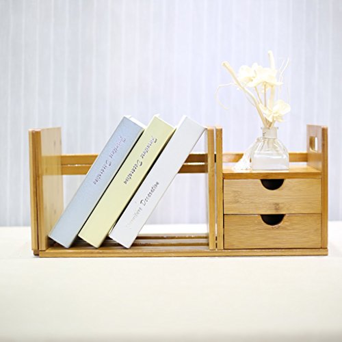 Bookshelf Bookshelf / Table Bamboo Bookshelf Student Children Easy Desktop Small Bookshelf Storage Shelf Office Small Bookshelf ( Style : 1 )