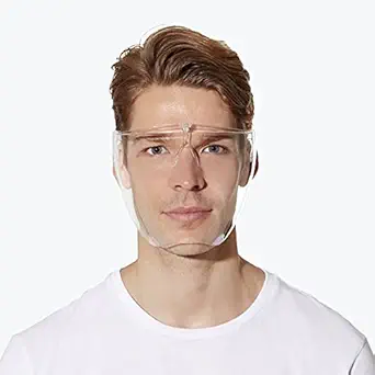 PSEUDO Face shield For Unisex Adults | Virus Protection Goggle Full Face Cover Mask