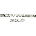 Car Name Emblem Monogram Logo Sign Badge Decals Sticker Chrome Plastic for (Volkswagen Polo)