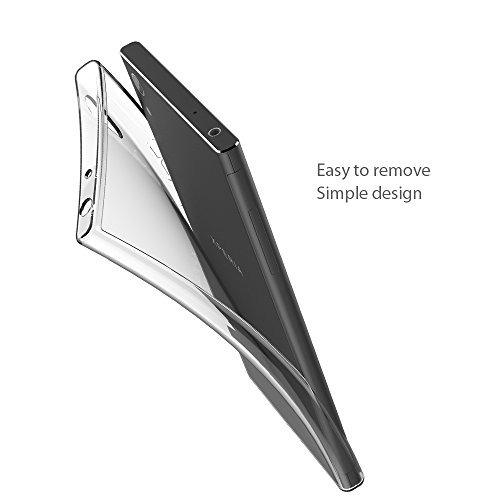 Sony Xperia XA1 Hülle Case, Elekin Sony Xperia XA1 Case Silikon Durchsichtig hülle Transparent Case Schutzhüllen TPU Case für Sony Xperia XA1 - 3