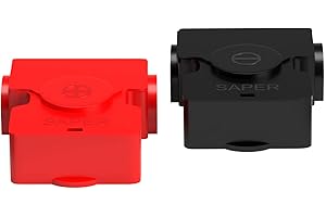 SIGA IMPULSIVE DYNAMIK Polabdeckung Batterie Solarbatterie Abdeckung Pol Polschutzkappe Batteriepolabdeckung + Plus - Minus Satz mit Kabelschutz