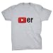 Produktbild Youtube Player T-shirt (GREY, XL)