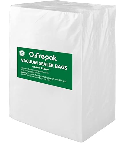 Sacchetti Sottovuoto Wevac 100 Pezzi 20x30 Cm | Senza BPA | Superficie Goffrata Per Alimenti - Foto 8